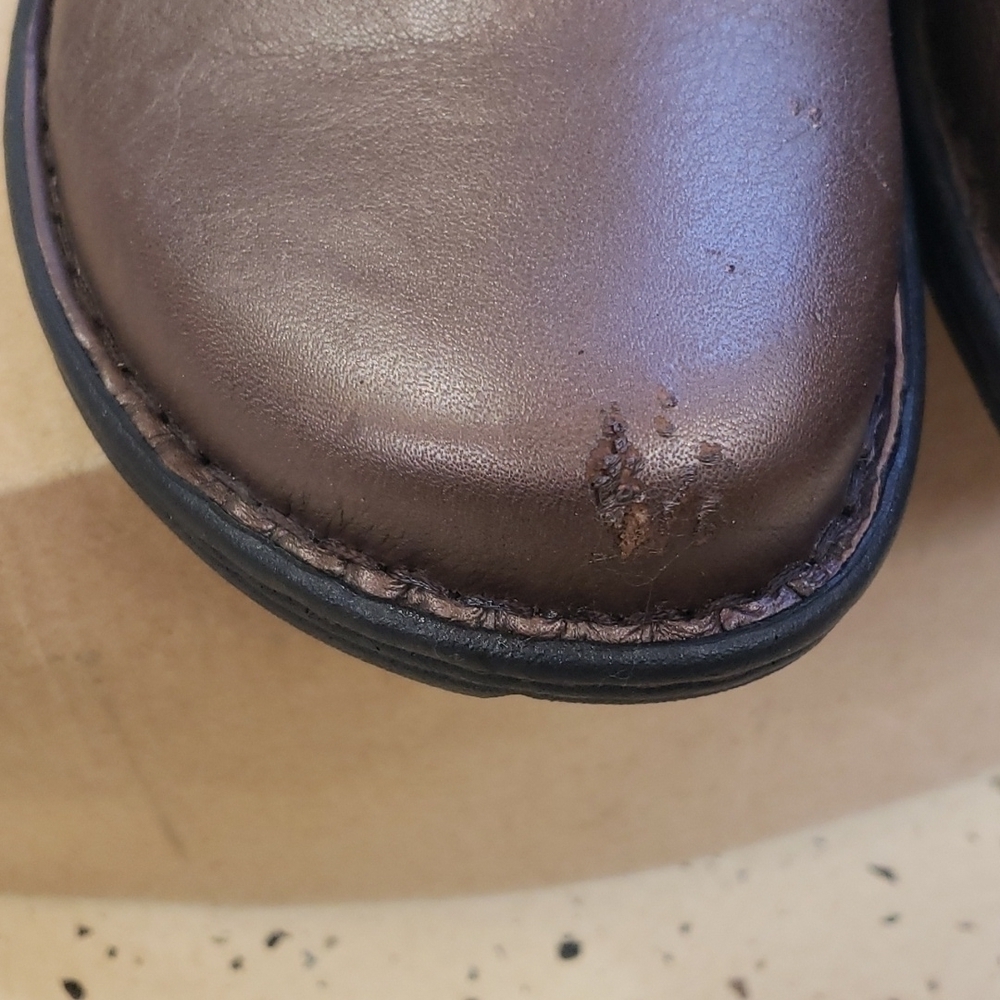 P.w. minor women's shoes Milan bronze size 10M new but with flaws - Picture 2 of 8